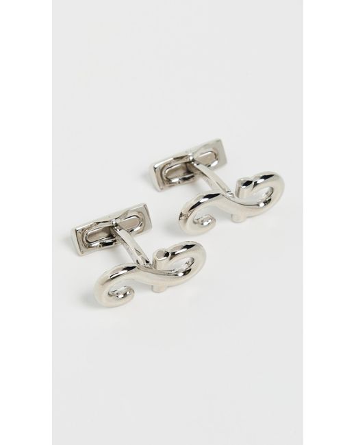 Ferragamo Multicolor Clink Hook Cufflinks for men