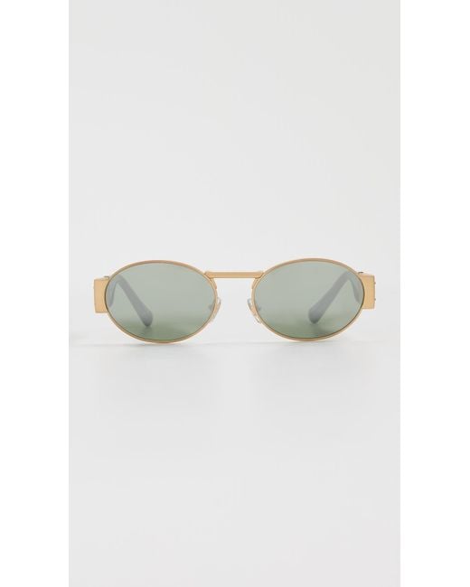 Versace Metallic Round Sunglasses