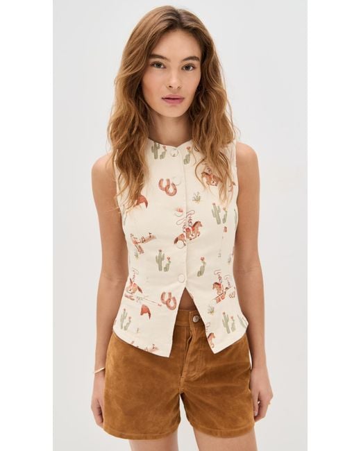 Bailey Rose Brown Sleeveless Top