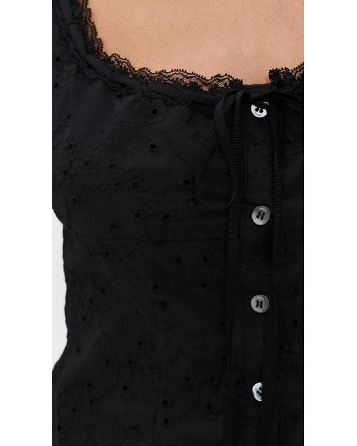Staud Black Lou Top