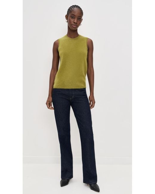 Theory Green Brushed Top