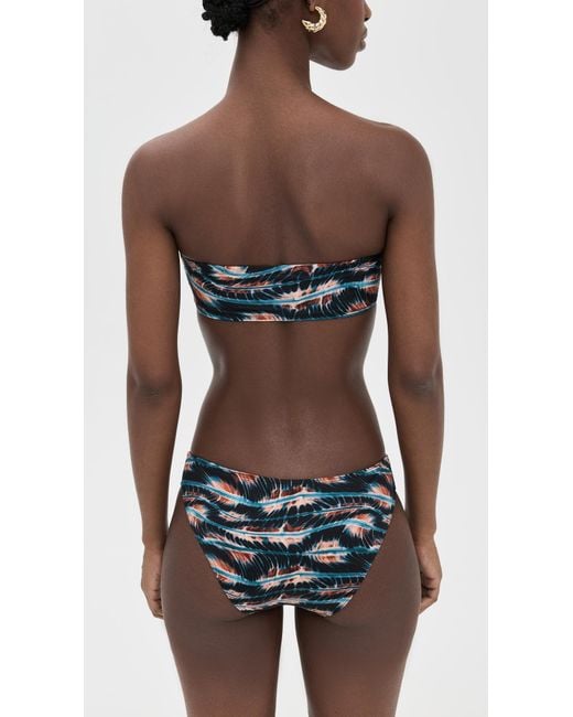 Ulla Johnson Black Santorini Bikini Top