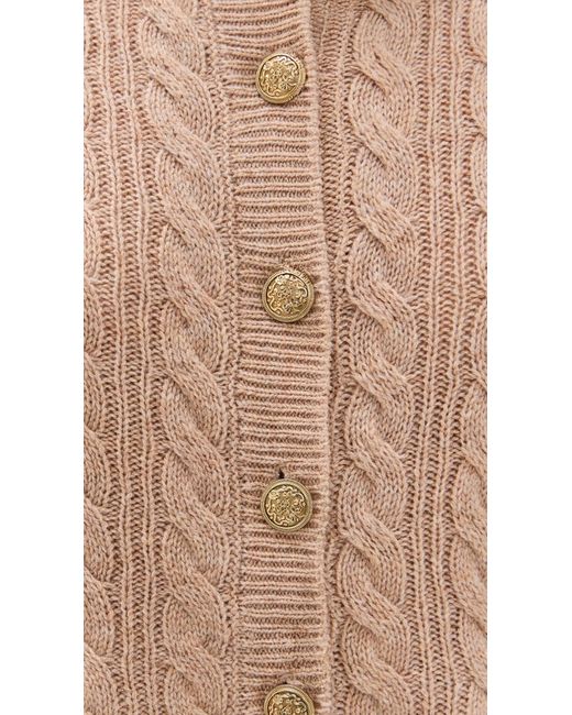 LoveShackFancy Natural Eugenie Cardigan