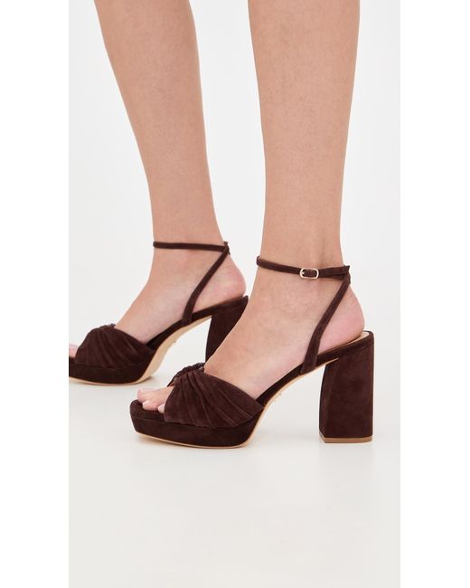 Badgley Mischka Black Veda Platforms