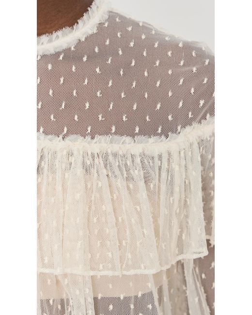 Ulla Johnson Natural Anelise Blouse