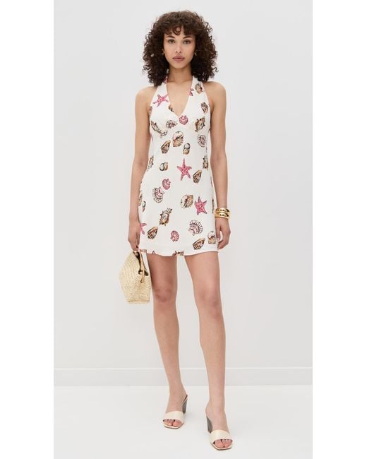 Reformation Black Delanie Dress