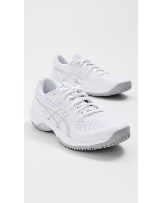 Asics White Game Ff Tennis Sneakers
