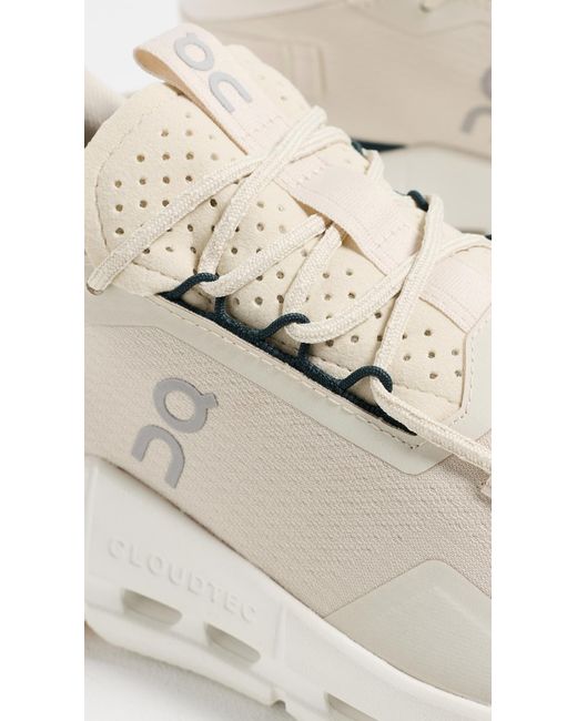 On Shoes White Cloudnova 2 Sneakers