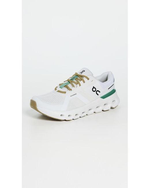 On Shoes White Cloudrunner 2 Sneakers for men