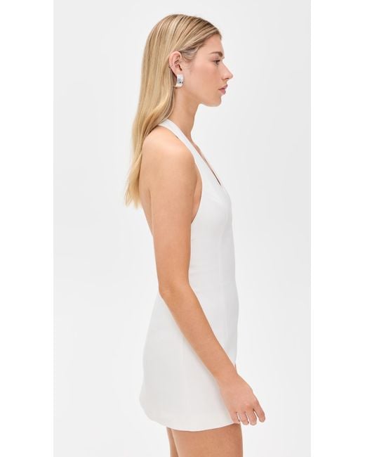 misha white mini dress Misha Lupita Mesh Insert Mini Dress