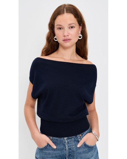 Ramy Brook Blue Chet Sweater