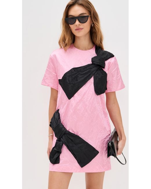 MSGM Pink Bow Dress