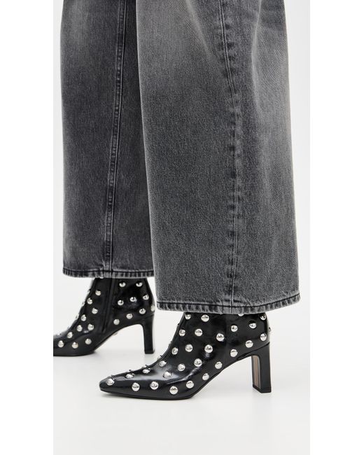 Sam Edelman Black Saige Stud Booties
