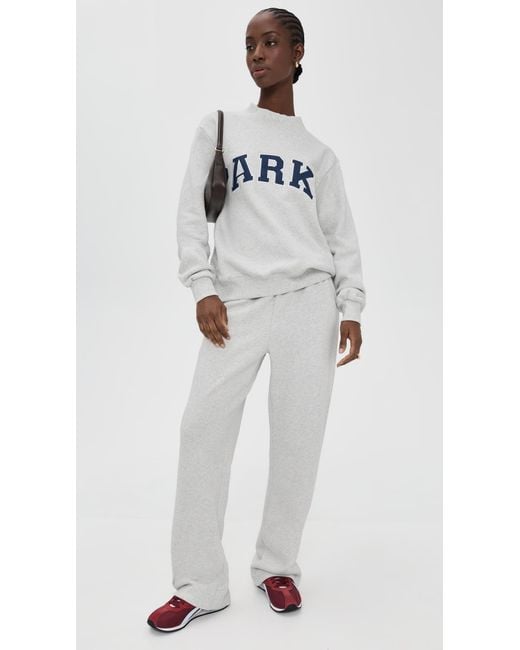 PARKE White Boxer Sweatpants