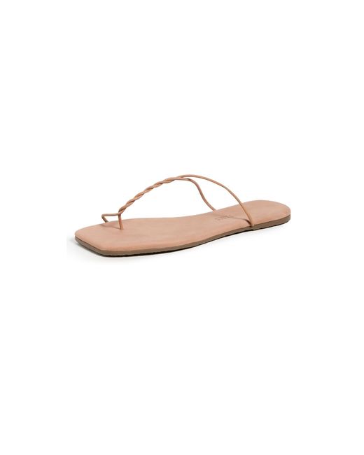 TKEES Black Simone Sandals