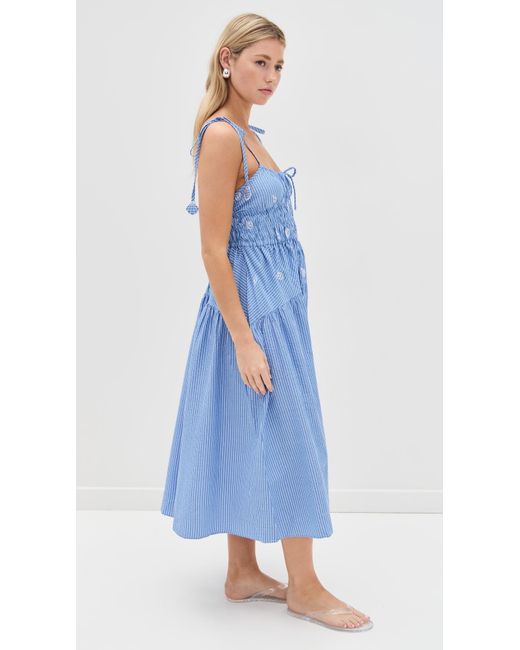 En Saison Blue Amelie Midi Dress