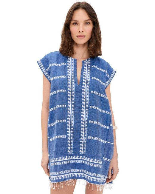 Lemlem Blue Elina Caftan