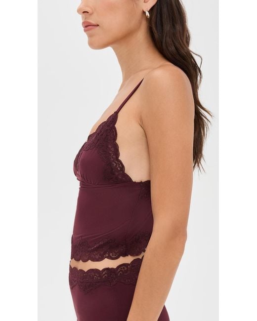KAT THE LABEL Purple Hugo Camisole