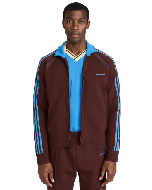 Adidas Blue X Waes Bonner Knit Track Jacket for men