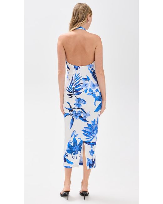 Rococo Sand Blue Midi Dress