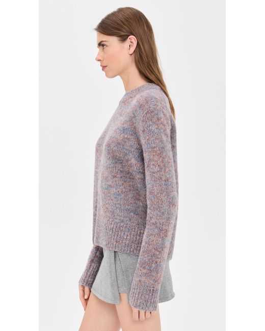 Vince Purple Marled Crew Neck