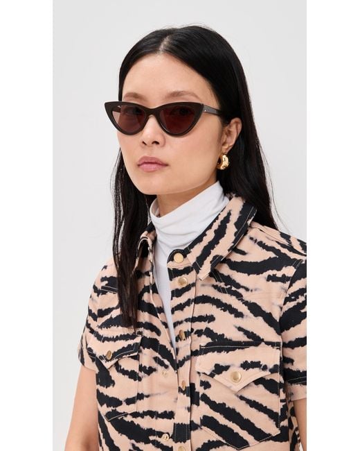 Luv Lou Black The Leui Sunglasses