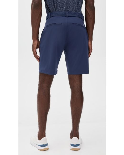 Redvanly Blue Varick Pull On Shorts 9 for men