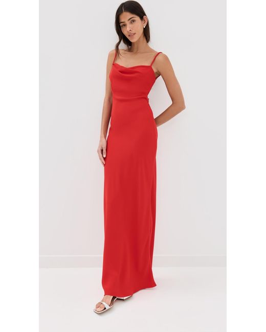 Anna October Red Yeena Maxi Dress