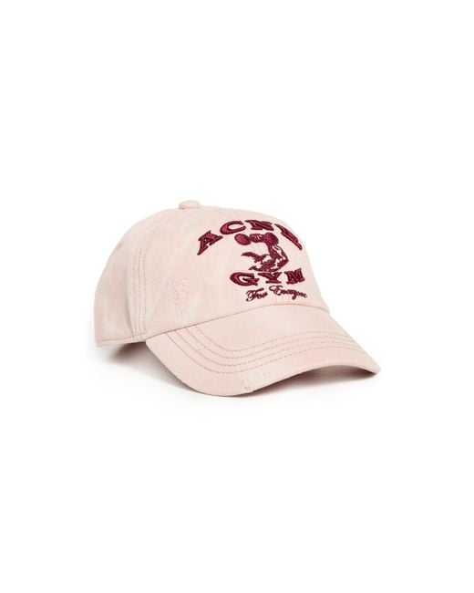 Acne Pink Cuddy Gym Hat