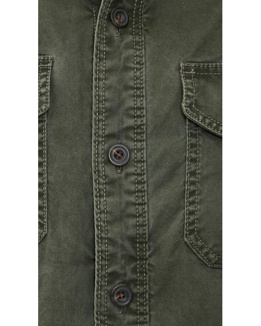 Faherty Brand Green Lakeside Cpo Jacket for men