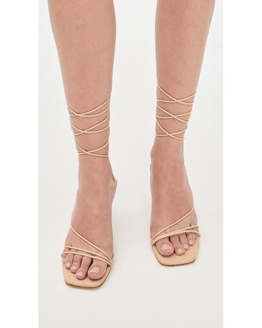 Larroude Black Nadia Sandals