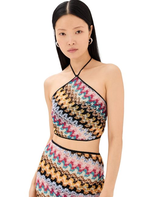 Missoni Black Halter Top