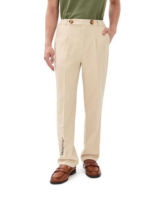 Malbon Golf Natural Oliver Pants for men