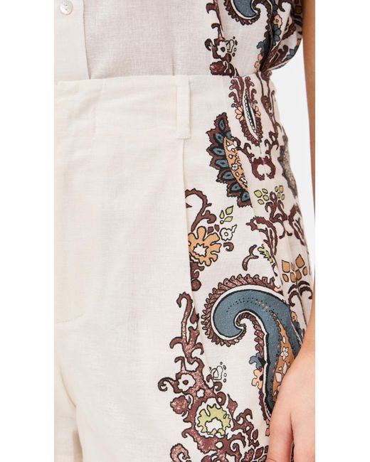 Cleobella White Sebastian Shorts