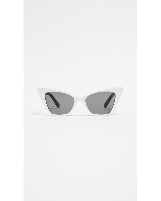 Saint Laurent White Sl 244 Victoire Sunglasses