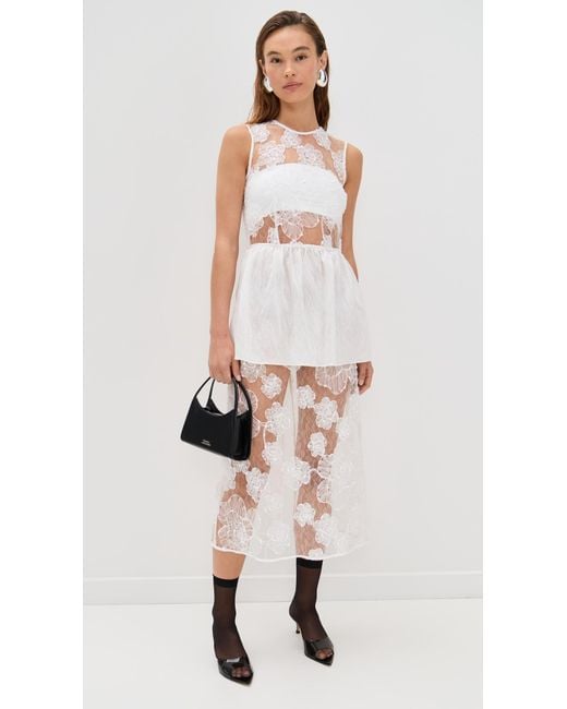 baum und pferdgarten lace dress Baum und Pferdgarten ADEA - Day dress - cloud dancer/off-white
