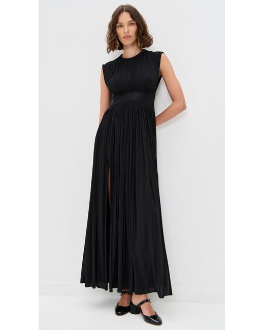 Zimmermann Black Hypnotic Column Dress