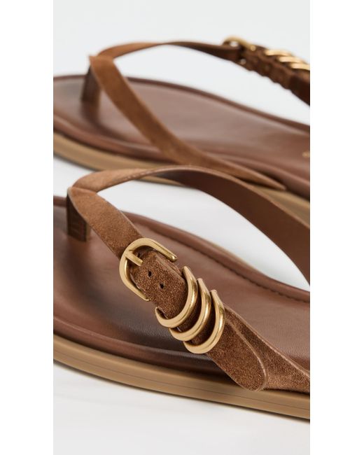 Rag & Bone Black Gia Thong Sandals