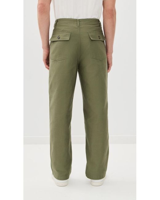 Malbon Golf Green Braxton Pants for men