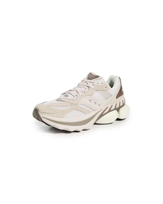 Saucony White Grid Nxt Sneakers