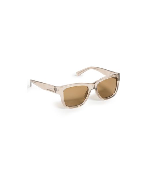 Saint Laurent White Sl 674 Sunglasses