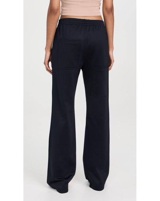 Tibi Blue Active Knit Scottie Jogger Pants
