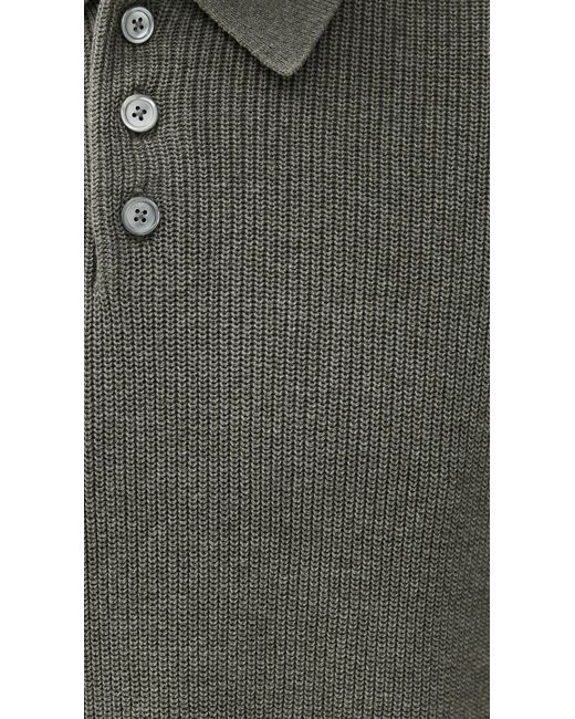 Alex Mill Black Jayce Polo for men