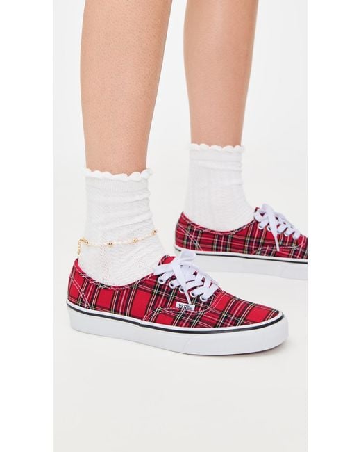 Vans Red Authentic Sneakers
