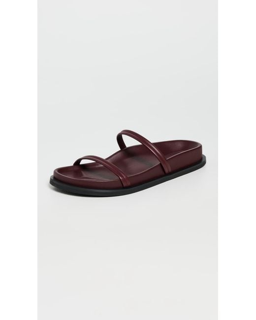 St. Agni Multicolor Fine Double Strap Slides