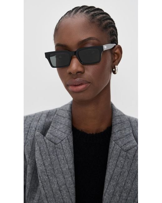 Wisdom Black Frame 43 Sunglasses