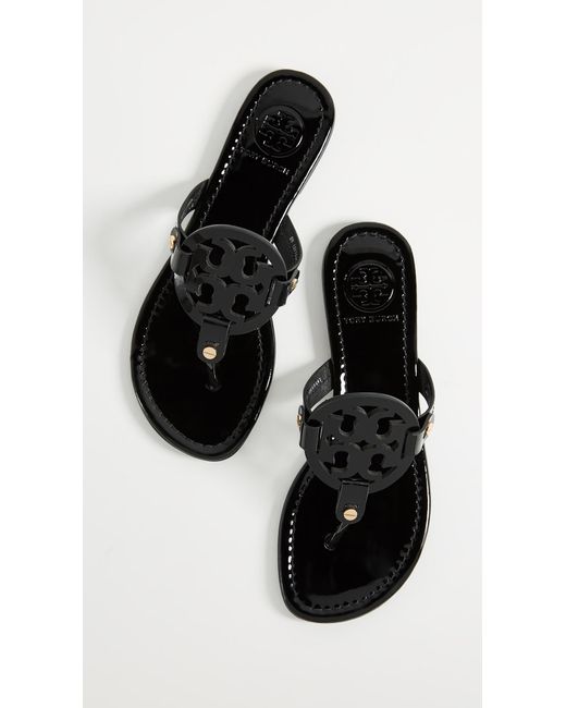 tory burch black slippers