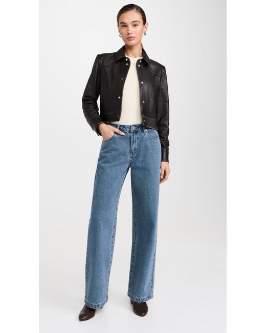 IRO Black Demet Leather Jacket