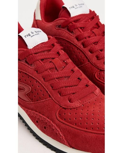 Rag & Bone Red Rb Drift Runner Sneakers