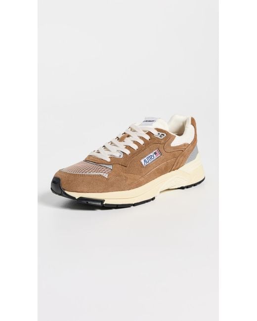 Autry White Hyperway Low Sneakers for men